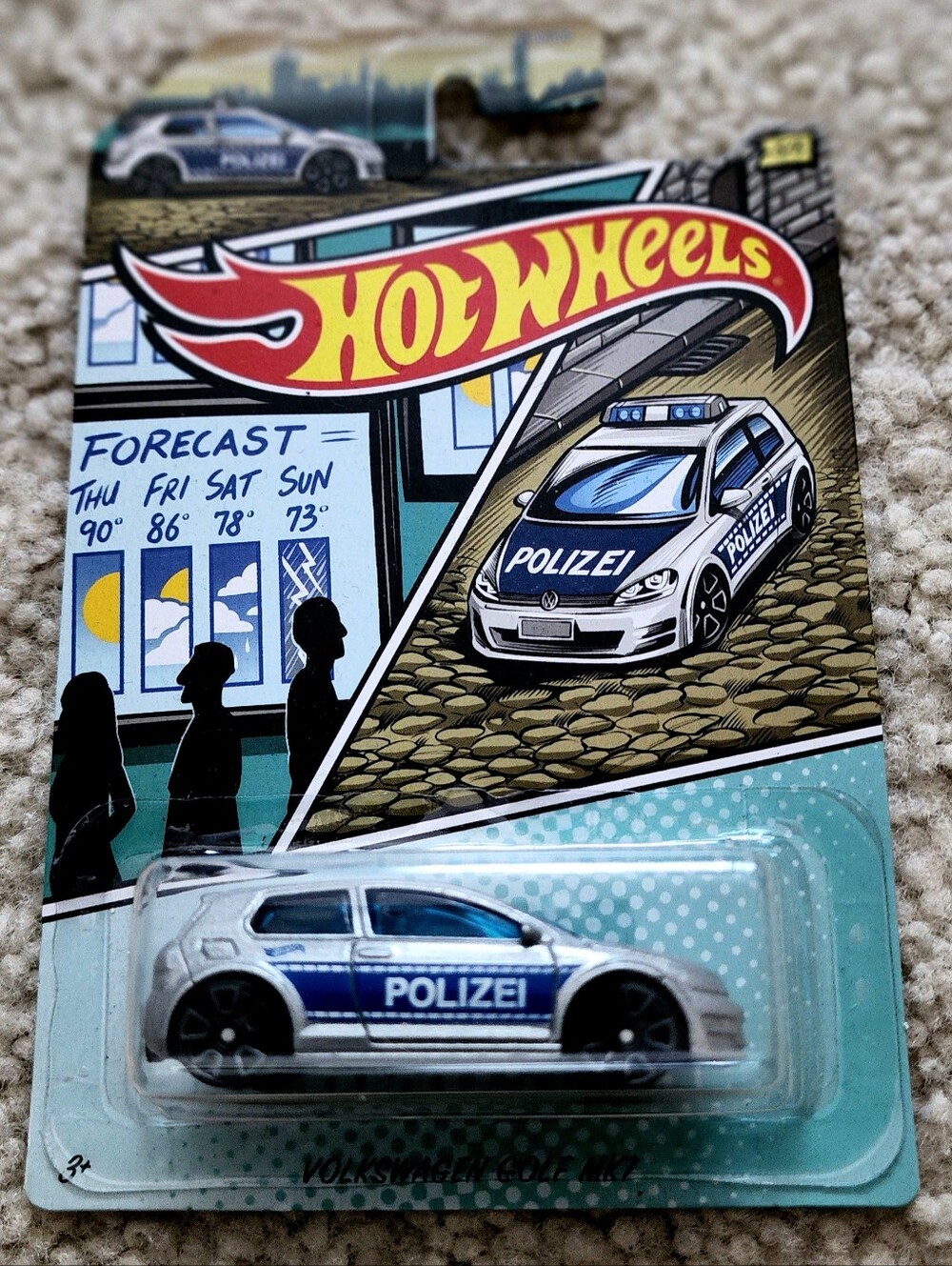 Hot Wheels Police Series Volkswagen Golf MK7